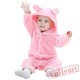 Kigurumi | Animal Pink Kigurumi Onesies - Cool Baby Onesies