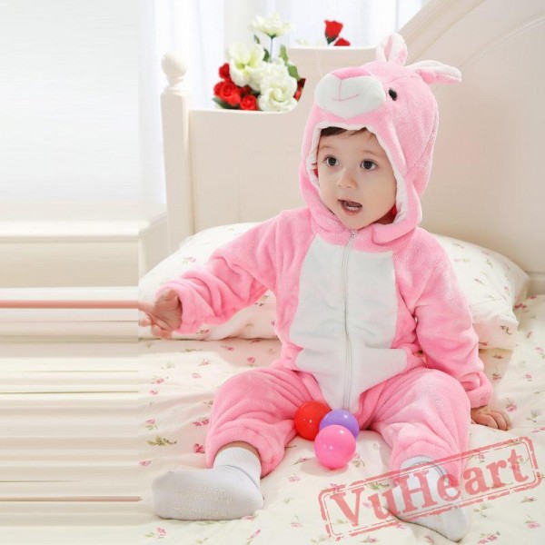 Kigurumi | Pink Rabbit Kigurumi Onesies - Cool Baby Onesies