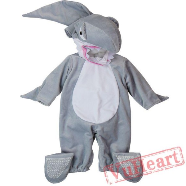 Kigurumi | Grey Shark Kigurumi Onesies - Cool Baby Onesies