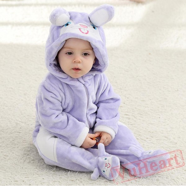 Pink Purple Rabbit Baby Onesie Costumes / Clothes 