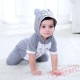 Gray Summer Short Sleeve Baby Onesie Costumes / Clothes 