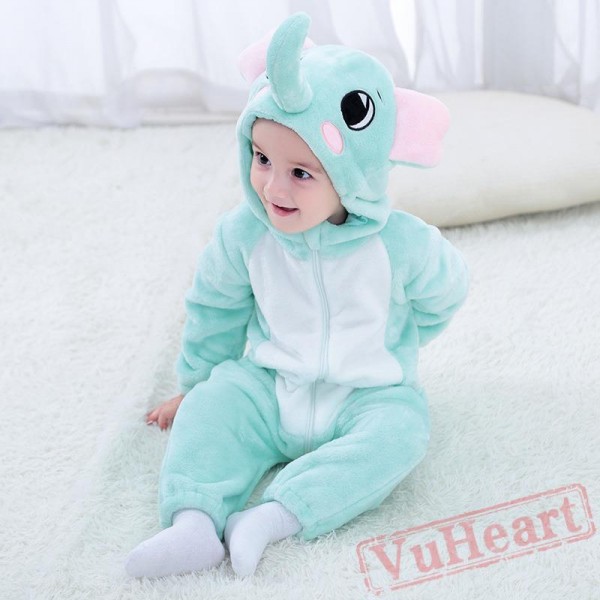 Blue Elephant Animal Baby Onesie Costumes / Clothes 