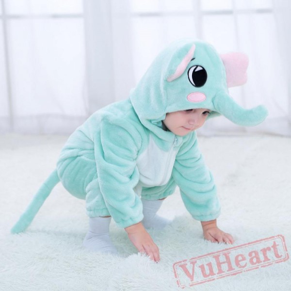 Blue Elephant Animal Baby Onesie Costumes / Clothes 