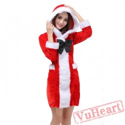Christmas Costume Sexy Onesies Ladies Red Christmas Suits