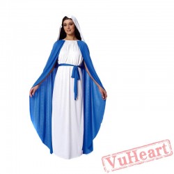 Halloween cosplay adult women's costume, nuns costume, Virgin Mary
