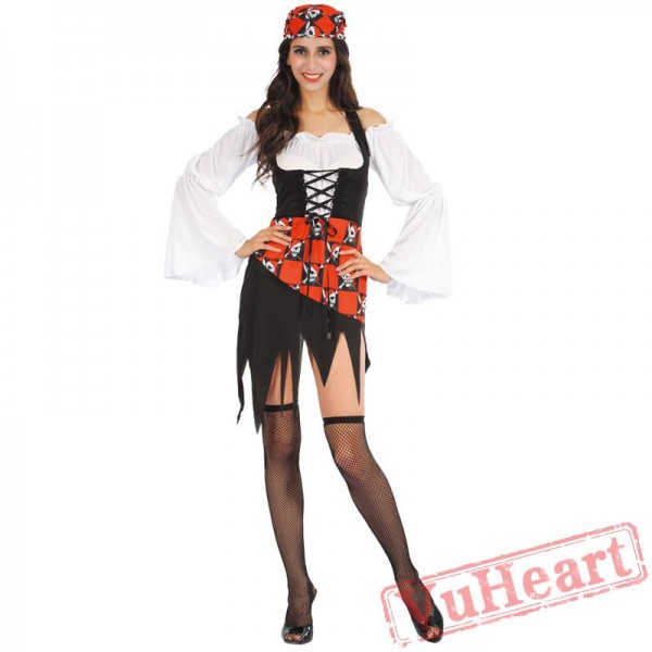 Halloween cosplay pirate costume, Viking pirate
