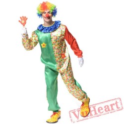 Adult men clown costume