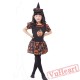 Halloween kid's costume, witch witch, pumpkin costume