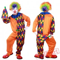 Halloween adult clowns, circus costumes