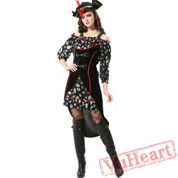 Halloween costume, pirate pirate captain, women