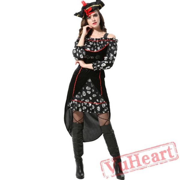 Halloween costume, pirate pirate captain, women