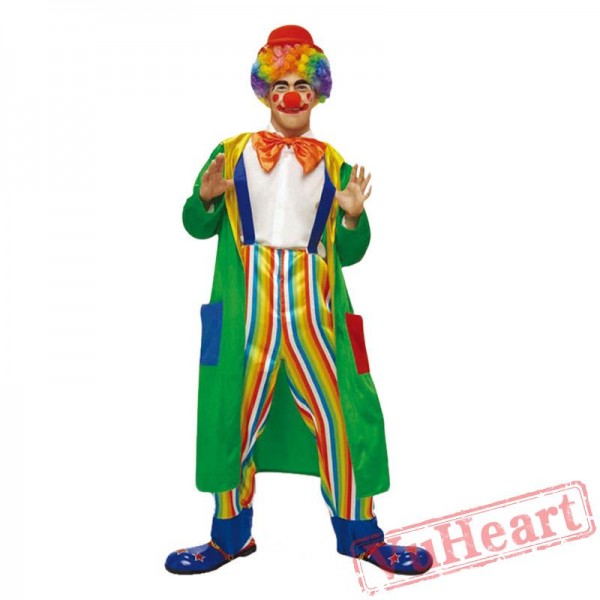 Halloween costume, adult clown costume