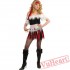 Halloween costumes, feminine pirate costume