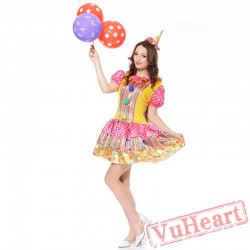 Halloween costumes, clown costumes, circus costumes