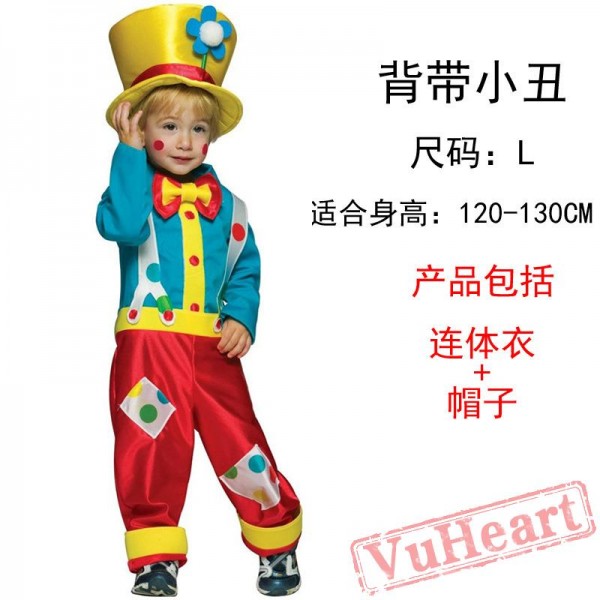 Halloween kid's costume, clown costume