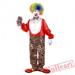 Halloween cosplay costume, adult clown costume