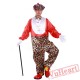 Halloween cosplay costume, adult clown costume