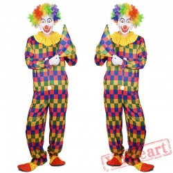 Halloween adult clown costume