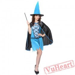 Halloween costume, adult magician costume, witch service