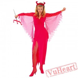 Halloween costume, women vampire demon costume