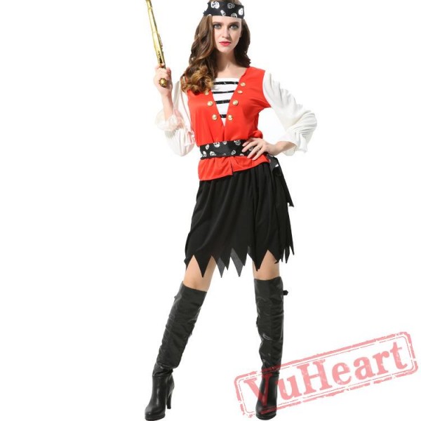 Halloween Caribbean Pirate Garment, Captain Jack