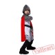 Halloween cosplay dress, crusader warrior costume