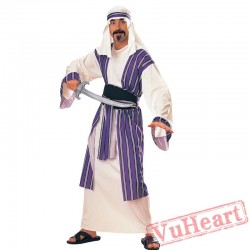 Halloween adult cosplay costume, an Arab warrior costume