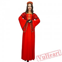 Halloween cosplay Arab costume, bandit lady costume