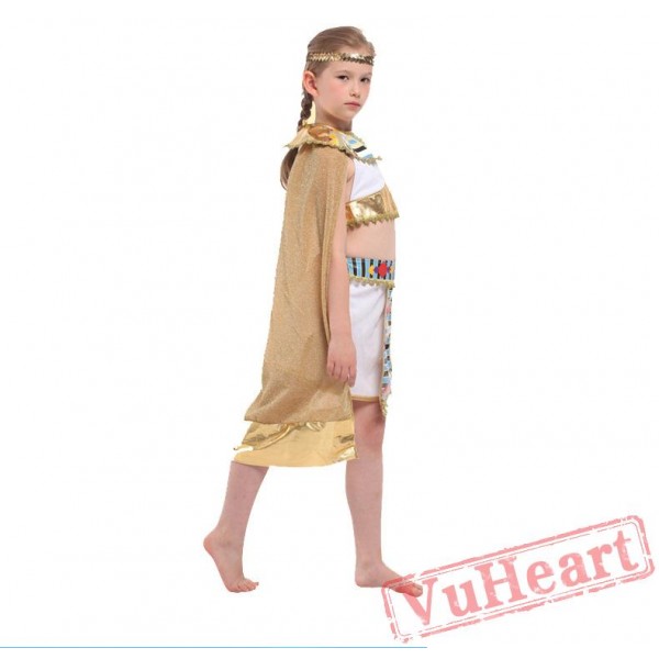 Halloween cosplay costume, kid after Egyptian costume