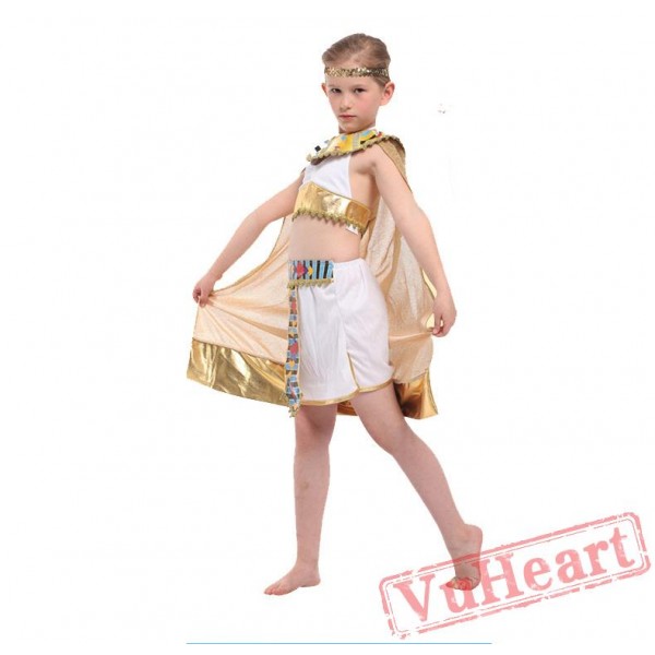 Halloween cosplay costume, kid after Egyptian costume