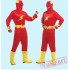 Halloween adult cosplay costume, lightning superman costume