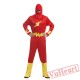 Halloween adult cosplay costume, lightning superman costume