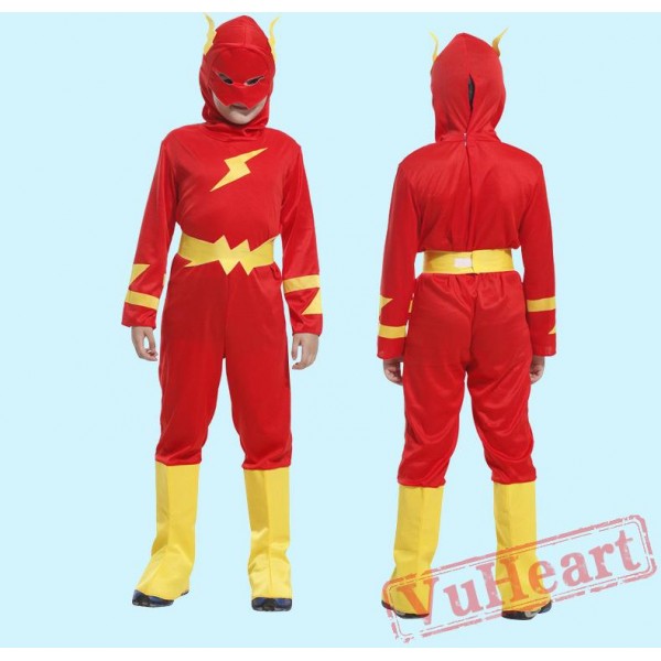Halloween kid's costume, lightning Superman costume