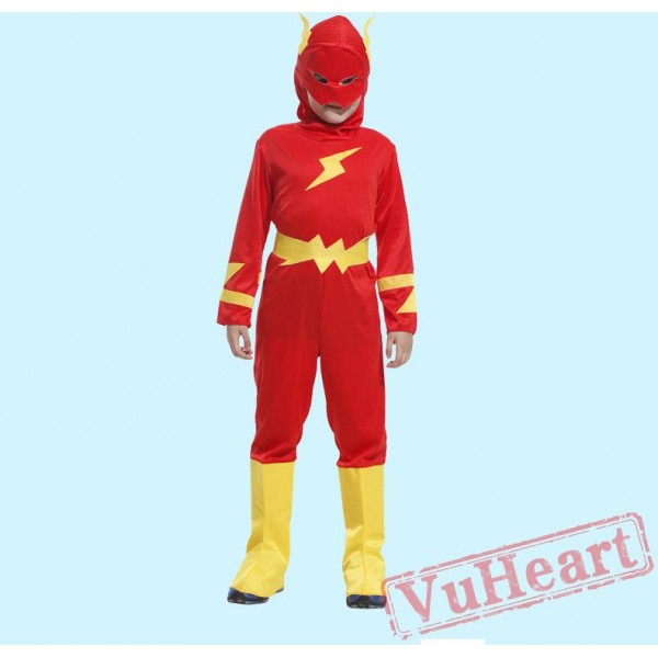 Halloween kid's costume, lightning Superman costume