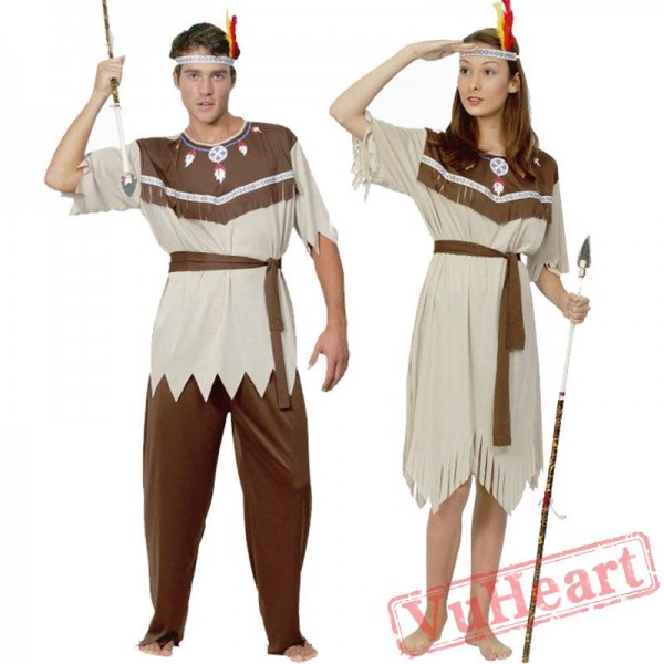 Halloween costume, adult Indian costume