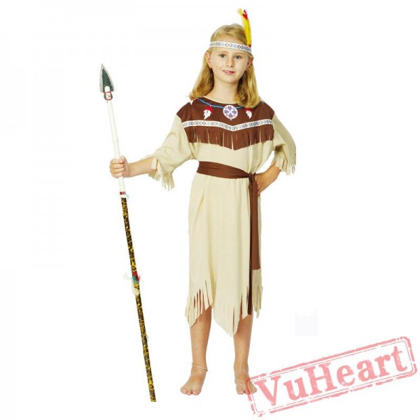 Halloween costumes, kid Indian costume