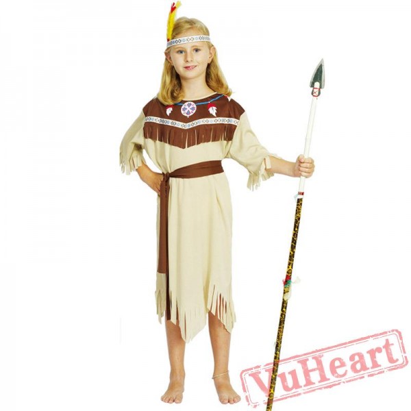 Halloween costumes, kid Indian costume