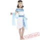 Halloween cosplay costume, kid Greek princess dress in Egypt