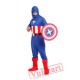 Halloween cosplay costume, adult American captain costume, hero league
