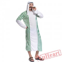 Halloween adult men cosplay costume, Arab prince corner costume