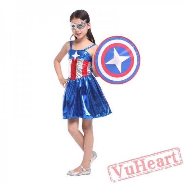 Halloween American Captain Costume
