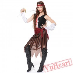 Halloween cosplay women pirate costume