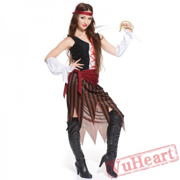 Halloween cosplay women pirate costume