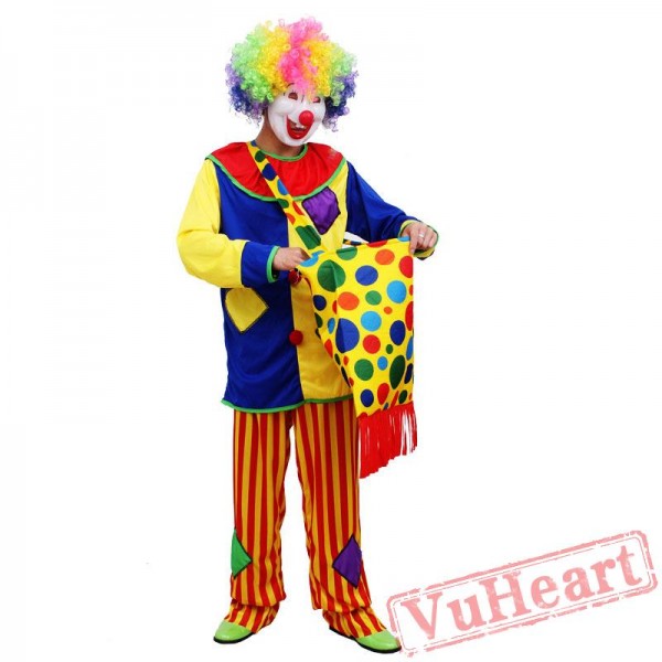 Clown halloween cosplay costume