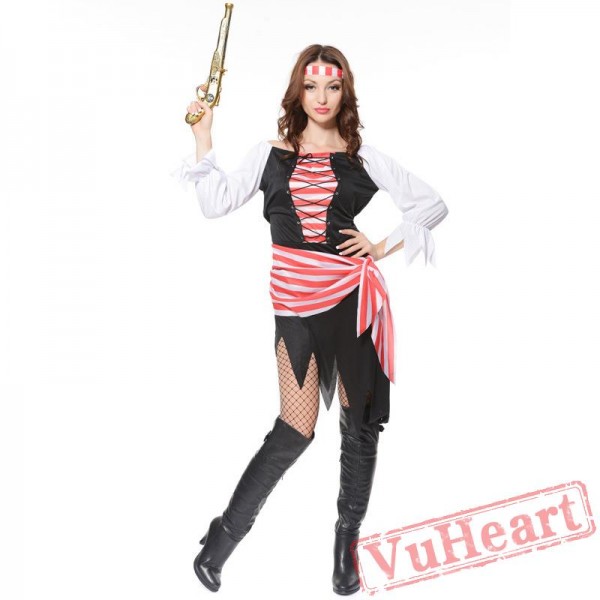 Halloween costume, tiger bat wonette pirate costume