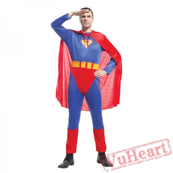 Adult onesies superman costume