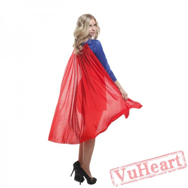 Halloween cosplay costume, adult women superman costume