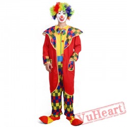 Halloween adult clown costume