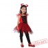 Halloween kid's costume, red devil