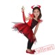 Halloween kid's costume, red devil
